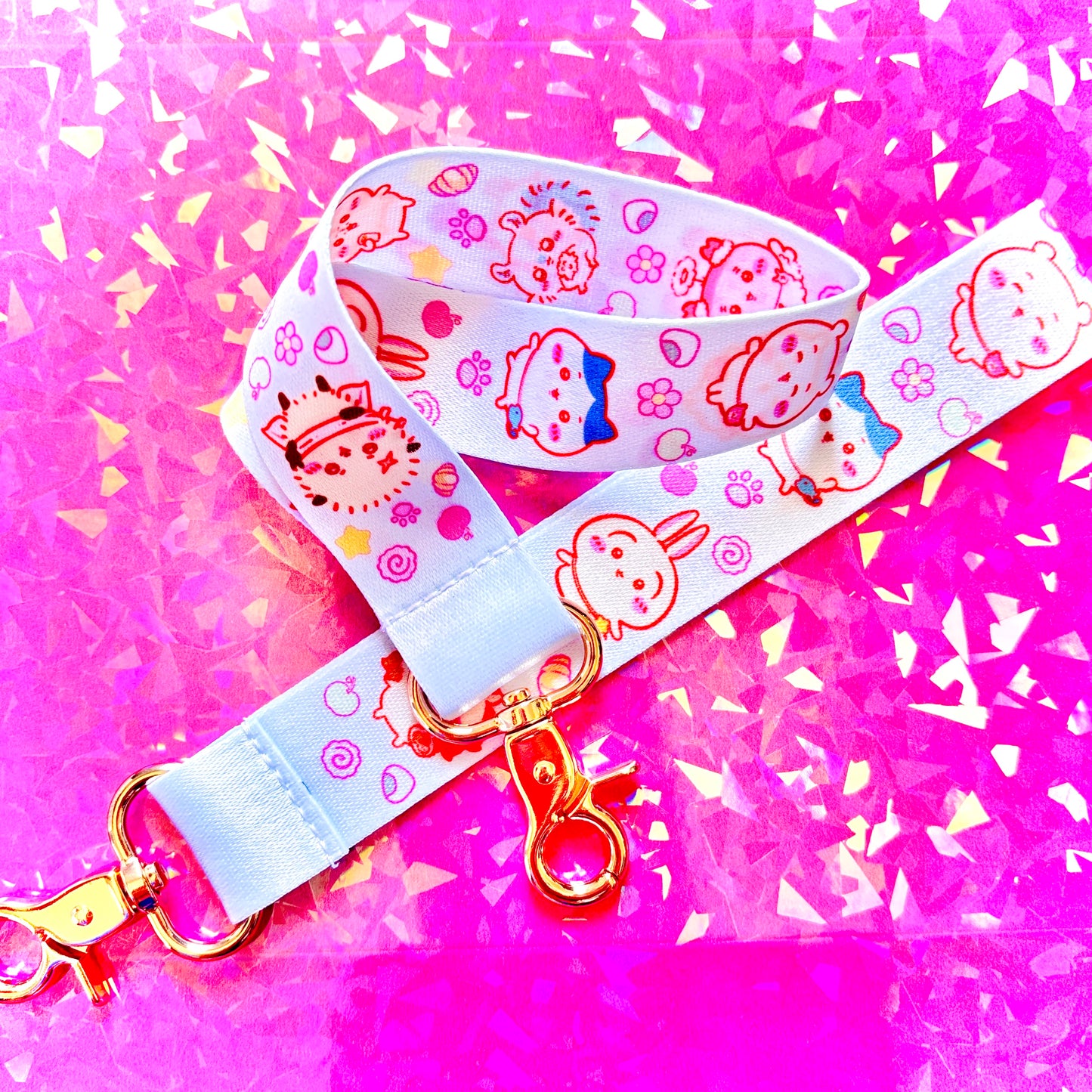 Chiikawa & Friends | Short Wrist-Size Lanyard