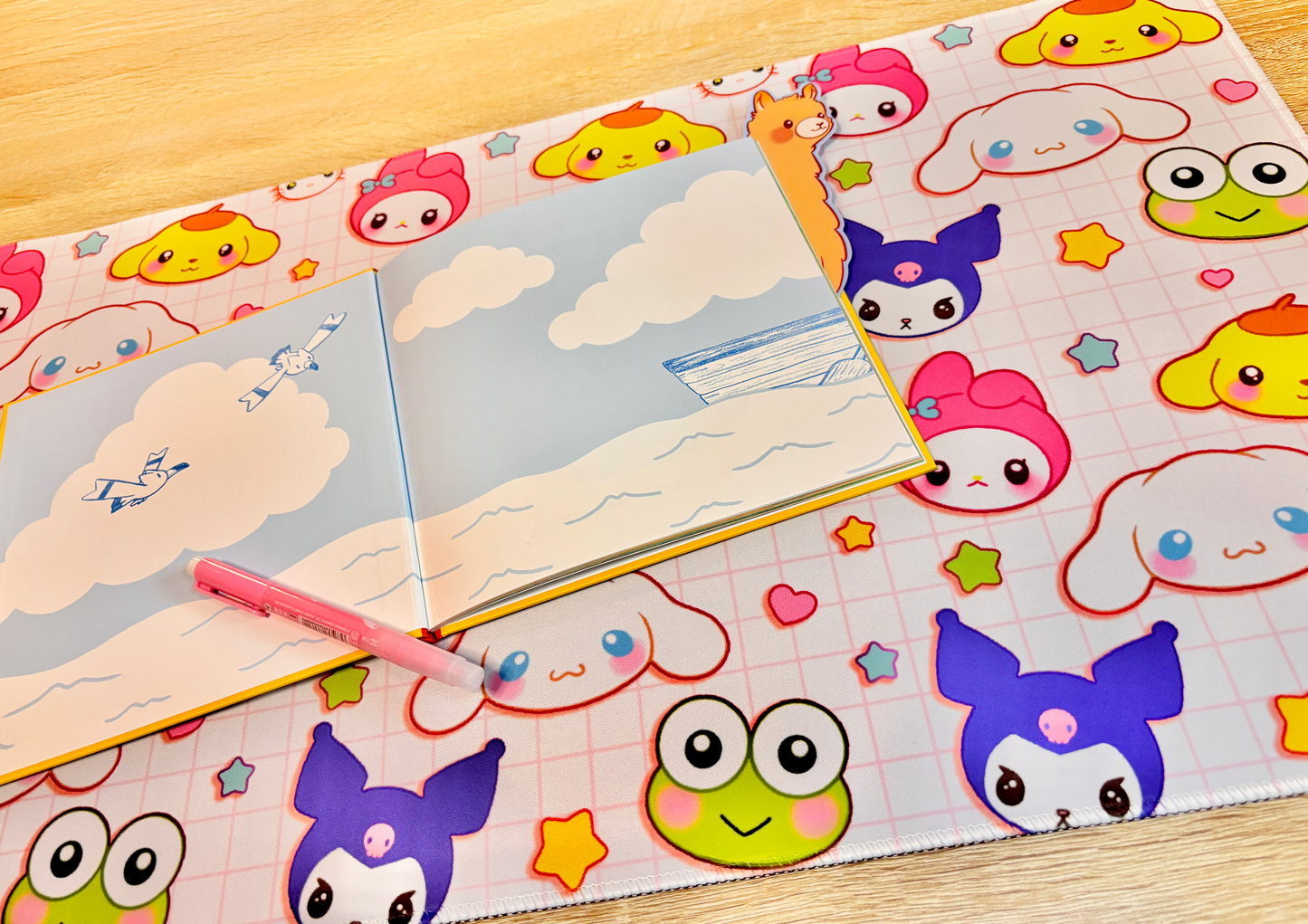 Kawaii Animal Friends Deskmat