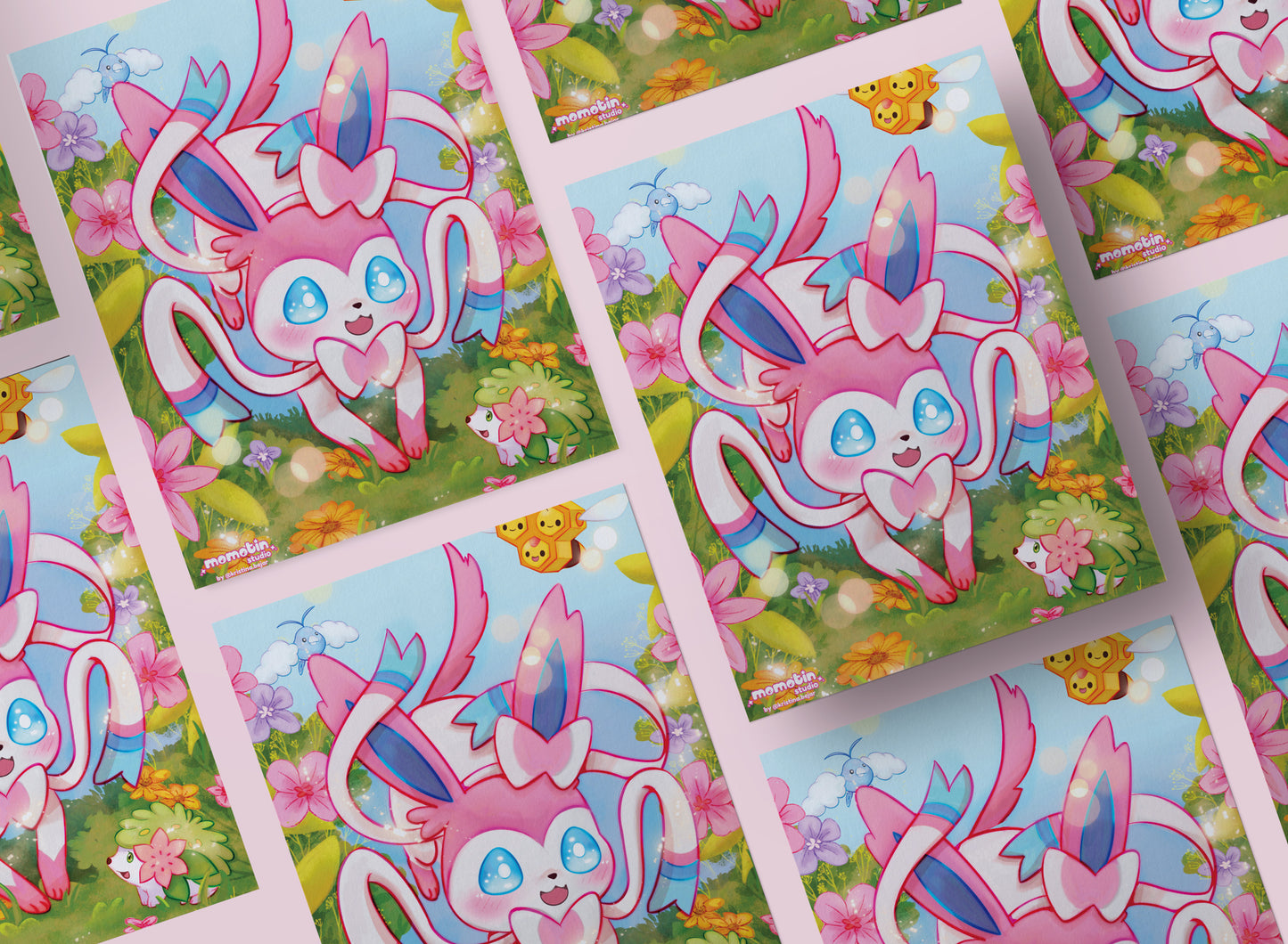 Fairy Type - Sylveon | 8.5" x 11" Art Print