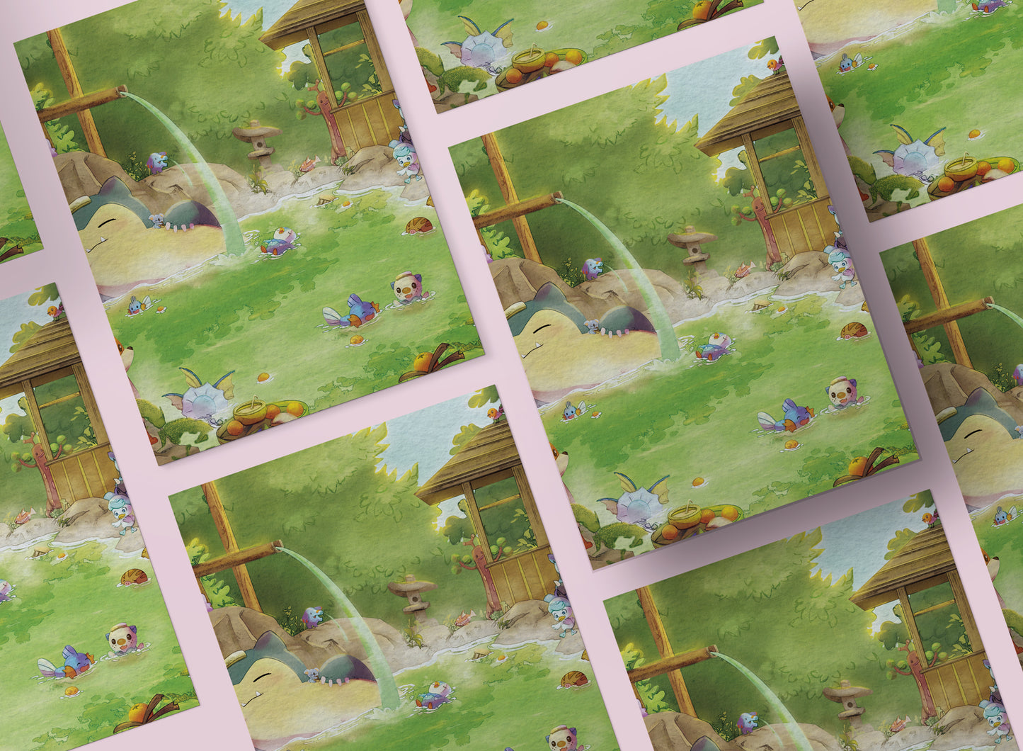 PokeSpa - Onsen | 8.5" x 11" Art Print