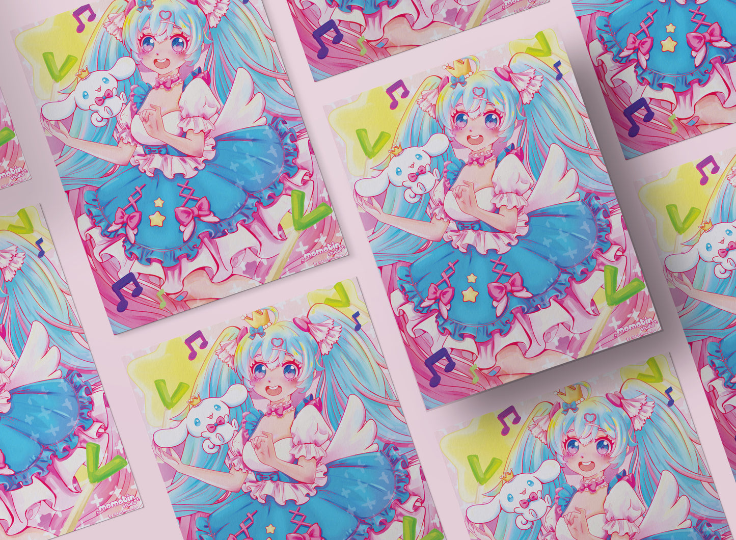 Dreamy Star Miku | 8.5" x 11" Art Print