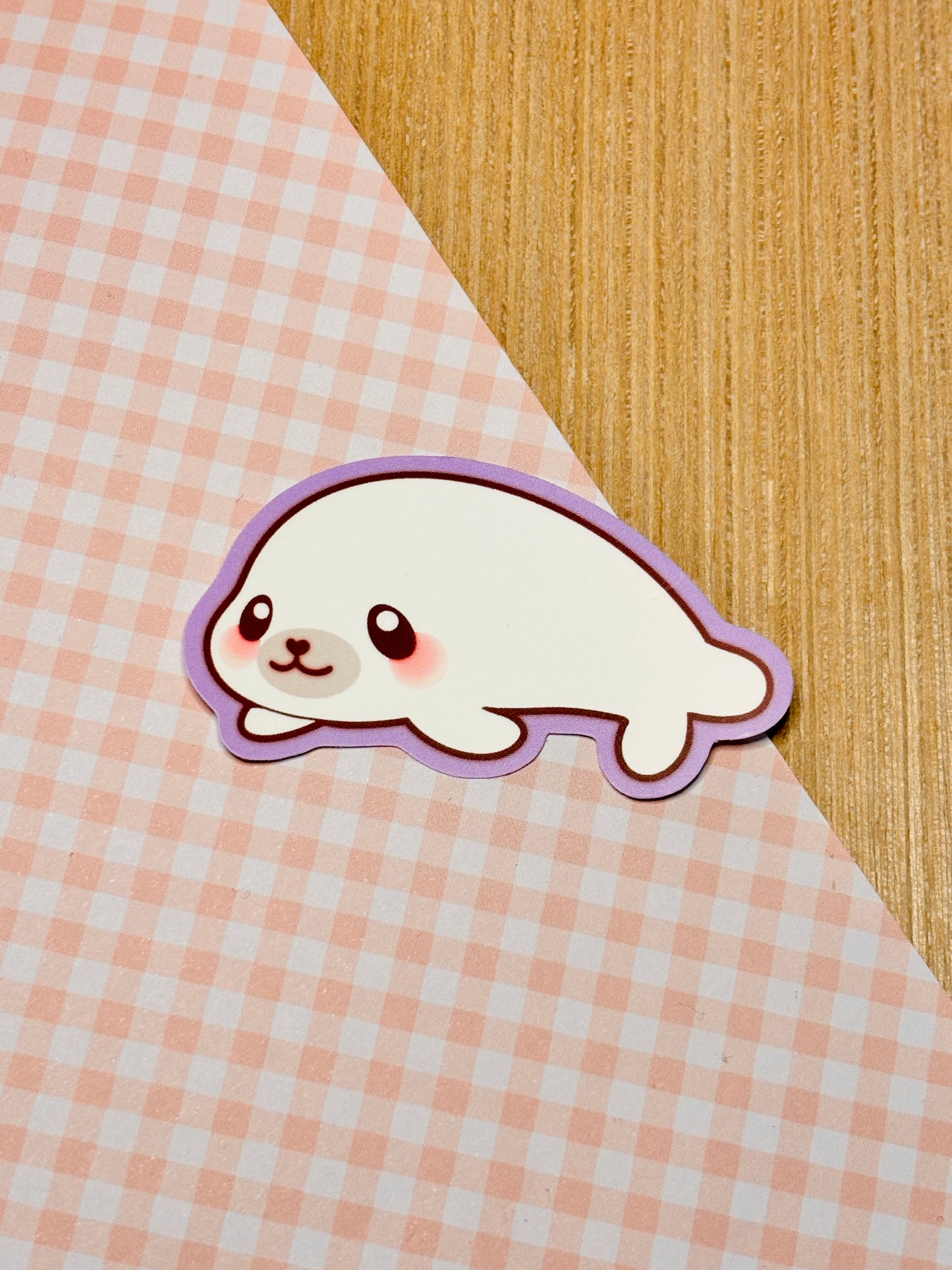 Seal - White | 2.5" Matte Waterproof Vinyl Sticker