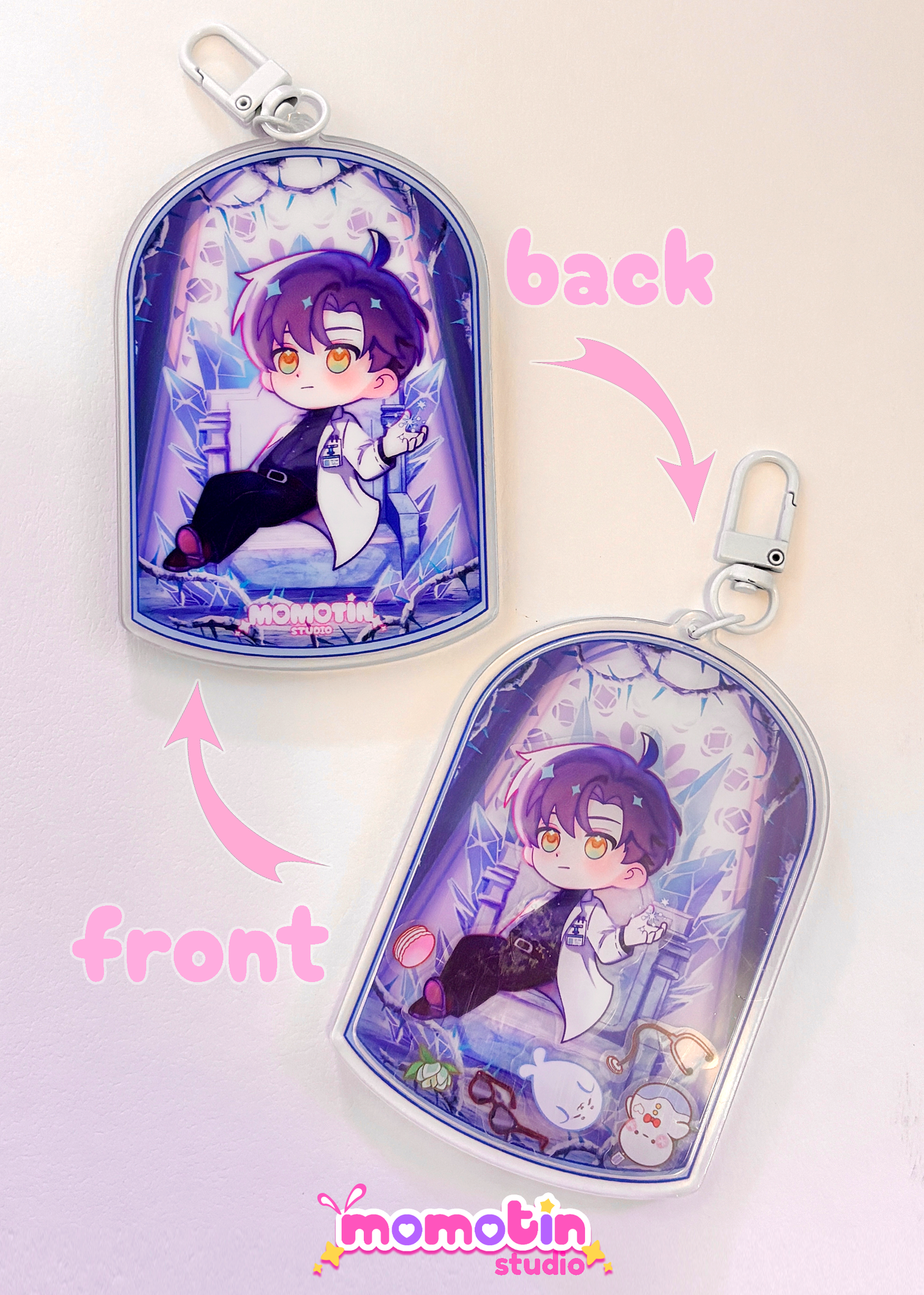 LADS - Zayne | 4" inch Acrylic Shaker Charm