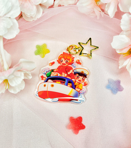 Sosuke's Boat | Kawaii Acrylic Charm - Momotin Studio