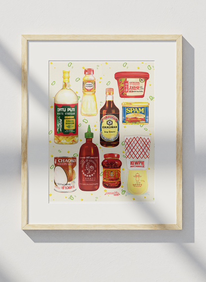 Asian Staples | 8.5" x 11" Art Print