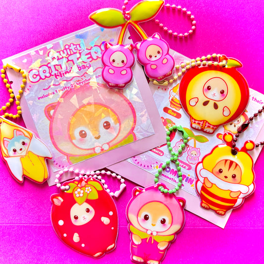 Fruity Critters - Blind Bag | RANDOM 2" inch Puffy Keychain