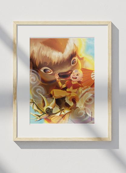 Air Benders  | 8.5" x 11" Art Print