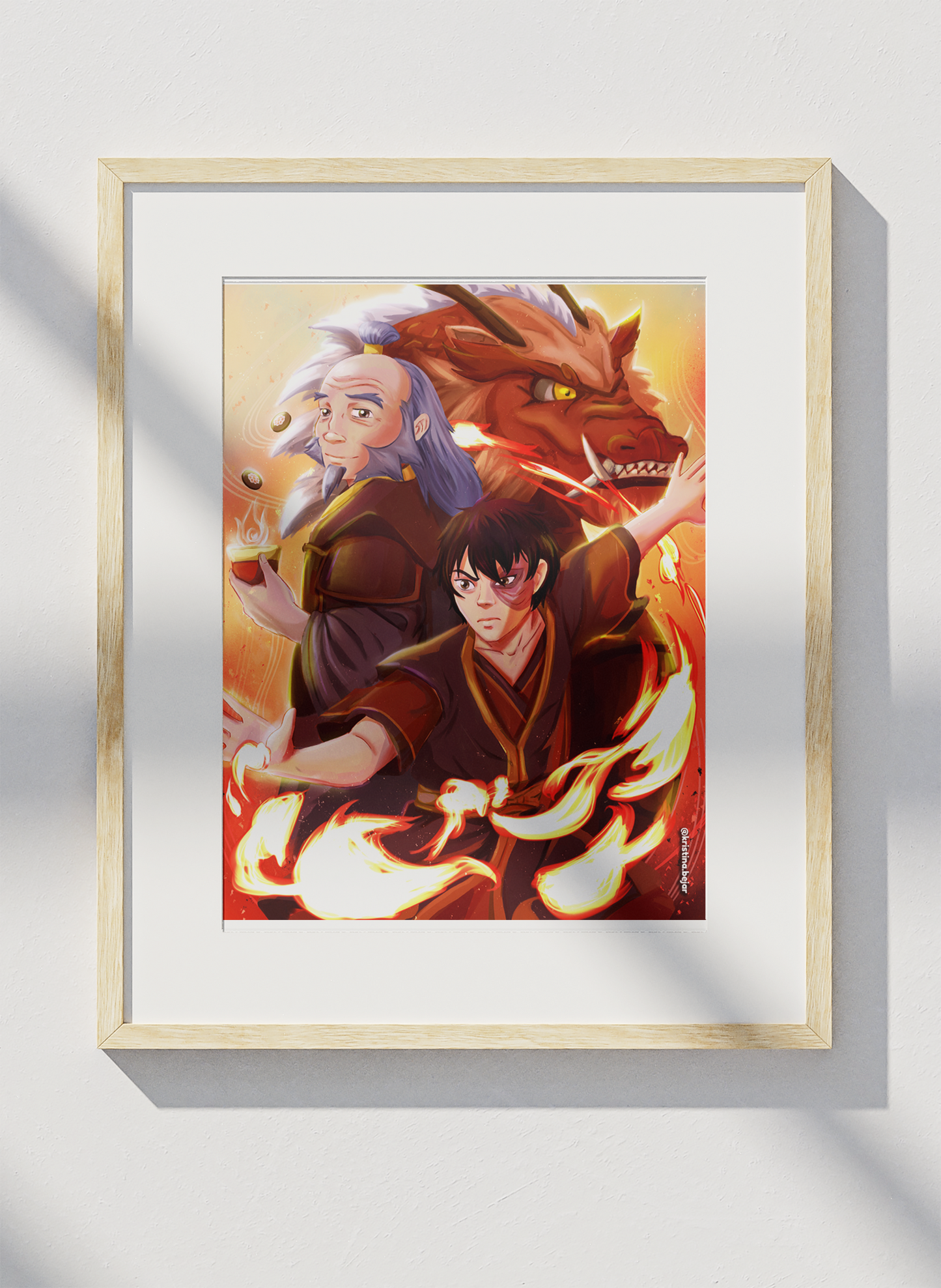 Fire Benders  | 8.5" x 11" Art Print