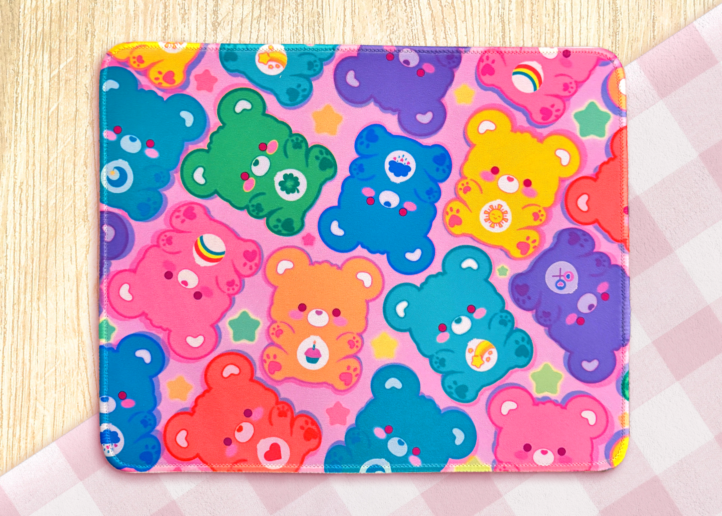 Rainbow Bears | Cute Computer Mouse Pads Non-Slip Base