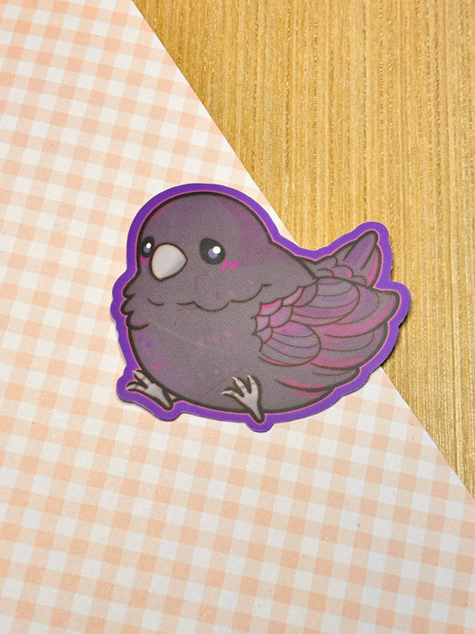 Bird - Crow | 2.5" Matte Waterproof Vinyl Sticker