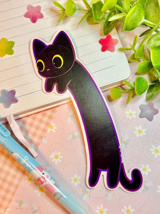 Long Black Cat Bookmark