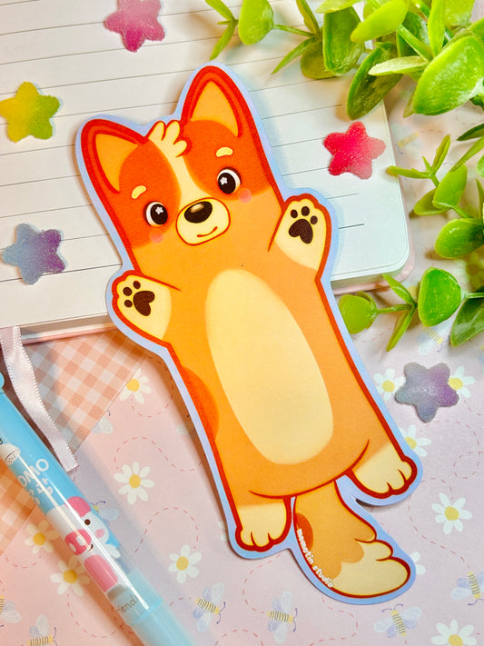 Long Yellow Puppy Bookmark