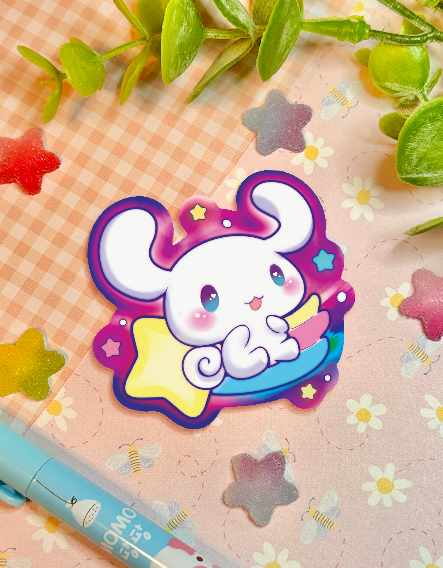 Cinna Stars| 2.5" Matte Waterproof Vinyl Sticker