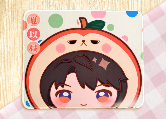 Apple Caleb | Cute Computer Mouse Pads Non-Slip Base