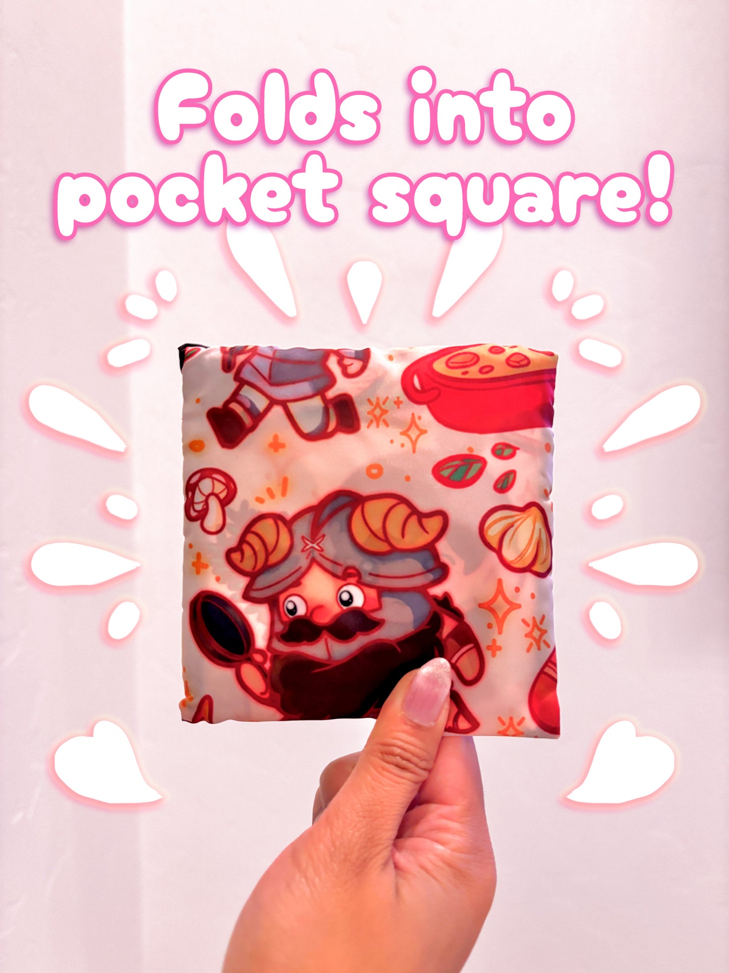 DunMeshi Chibi Friends | Foldable Eco-Tote Shopping Bag