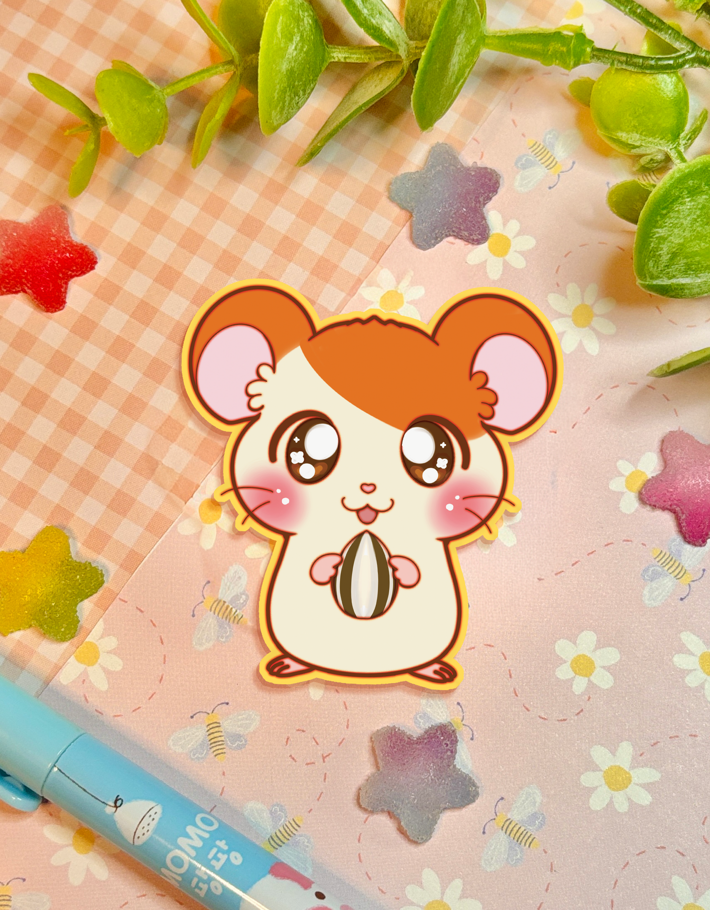 HamHam - Hamtaro | 2.5" Matte Waterproof Vinyl Sticker
