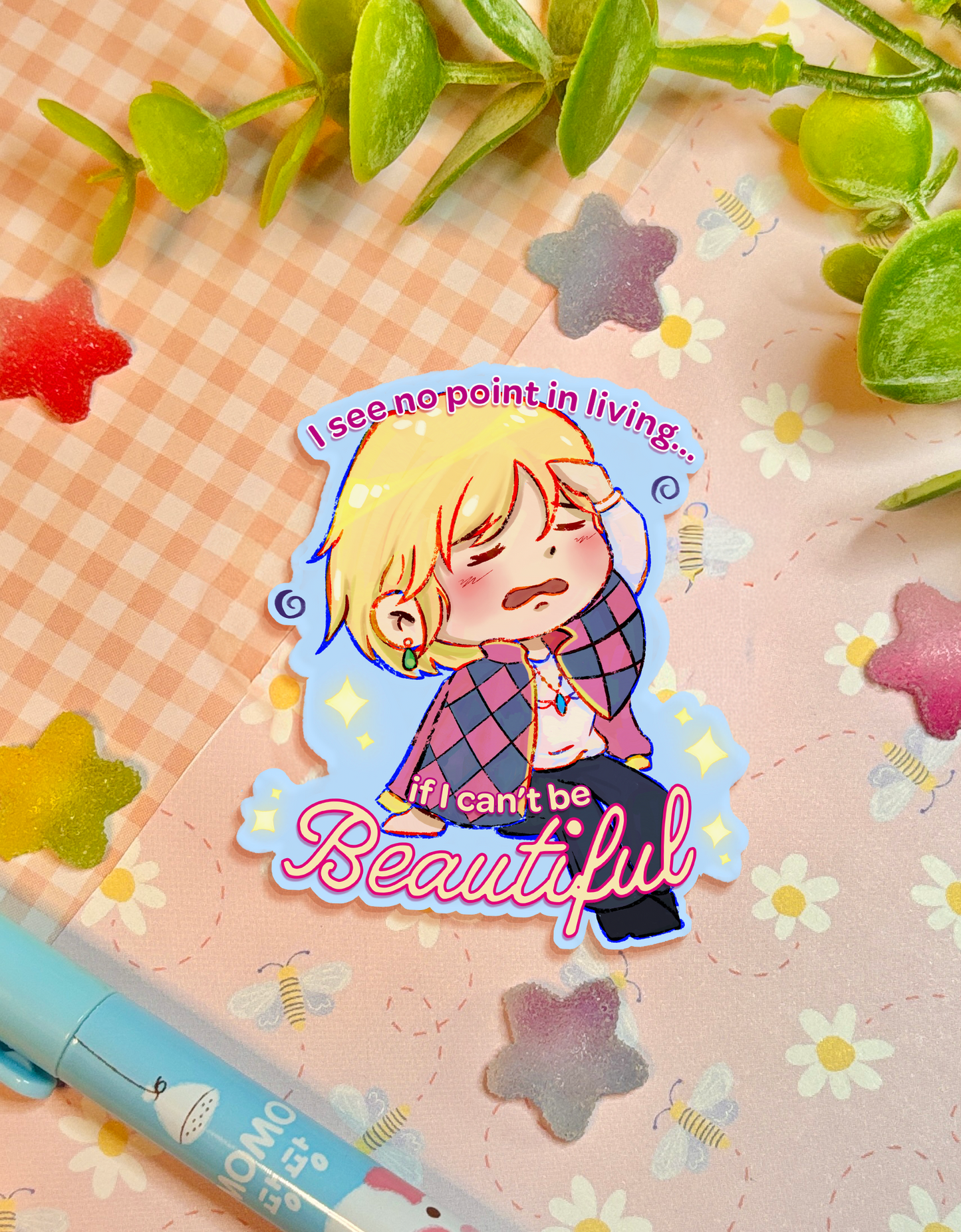 Dramatic Howl | 2.5" Matte Waterproof Vinyl Sticker