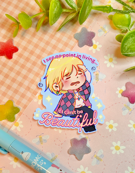 Dramatic Howl | 2.5" Matte Waterproof Vinyl Sticker