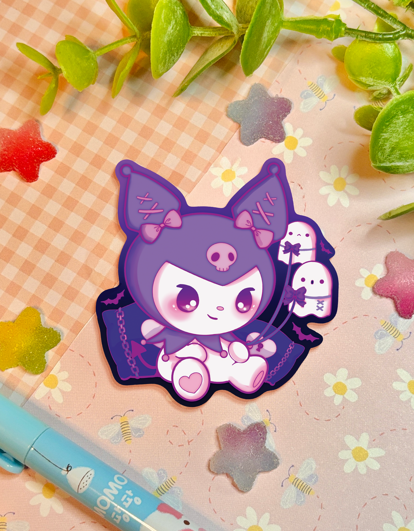 Ghost Kuro | 2.5" Matte Waterproof Vinyl Sticker