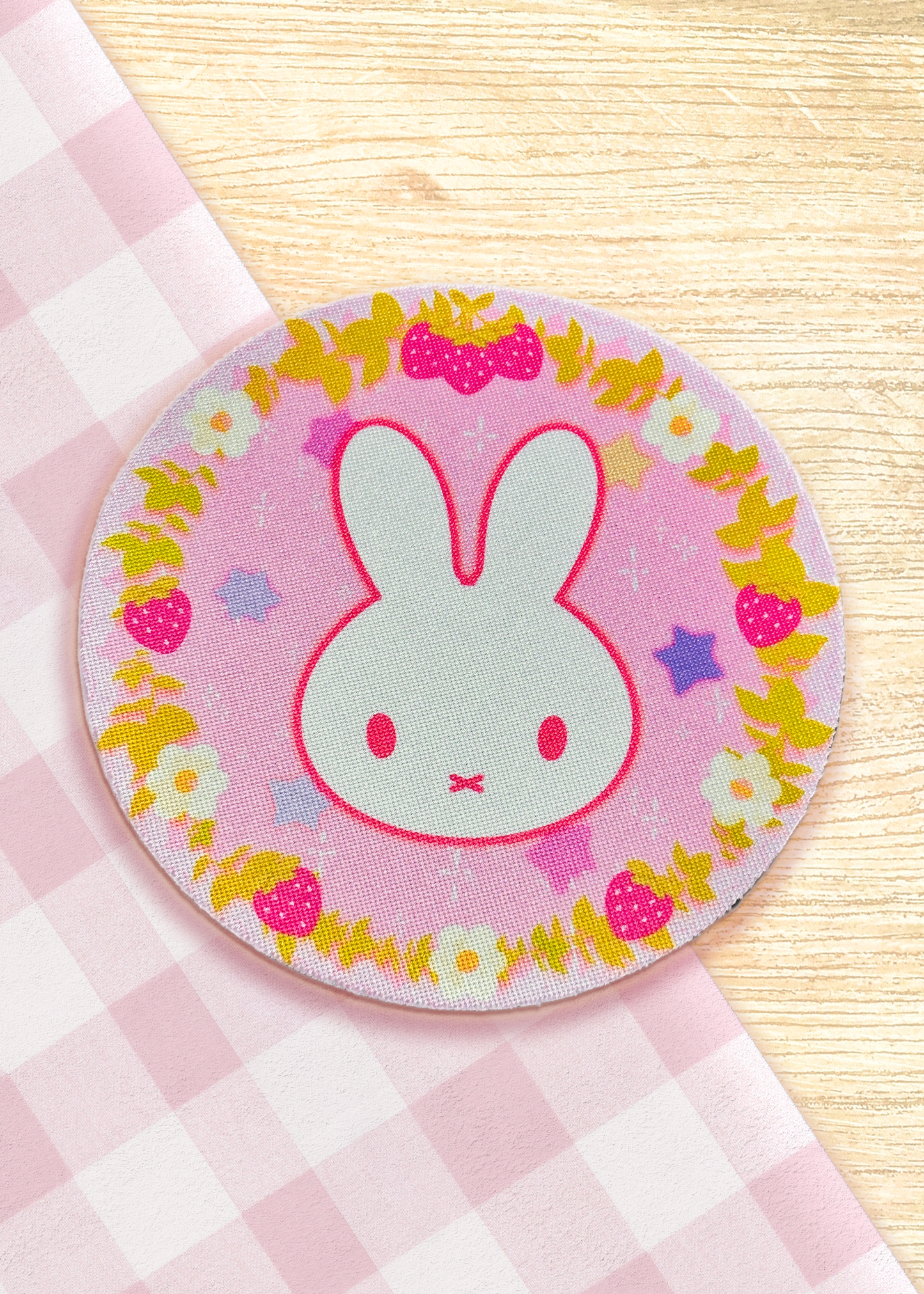 Kawaii Bunny | 4" inch Drink Coaster