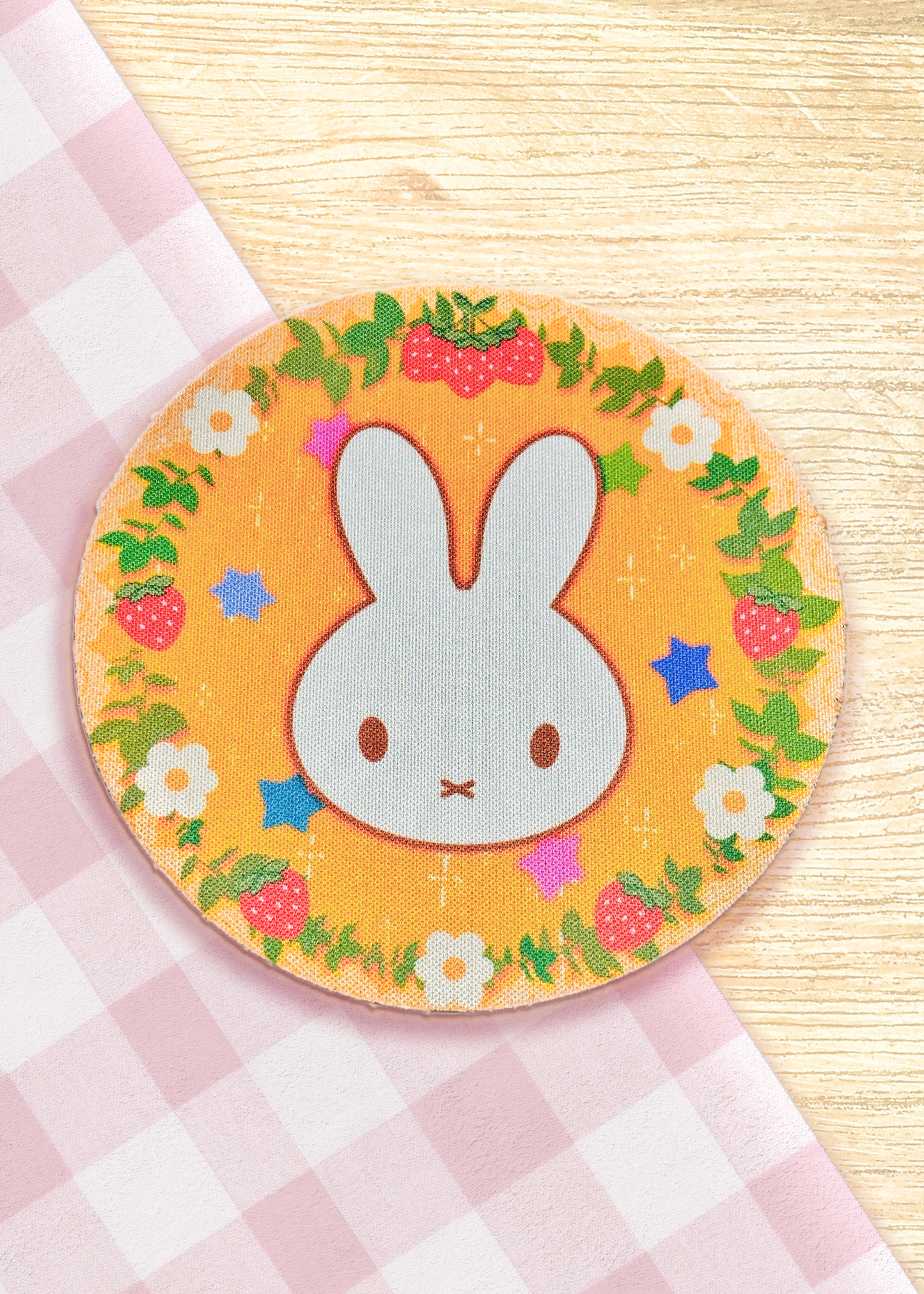 Kawaii Bunny | 4" inch Drink Coaster