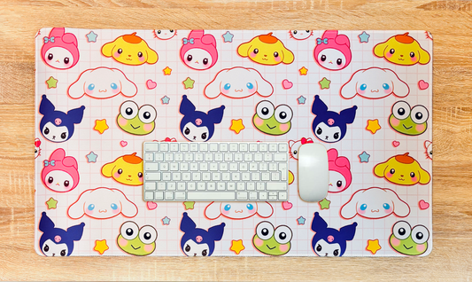 Kawaii Animal Friends Deskmat