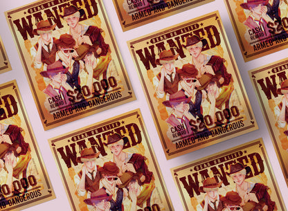 LADS - Wanted Wild West | 8.5" x 11" Art Print