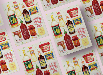 Asian Staples | 8.5" x 11" Art Print