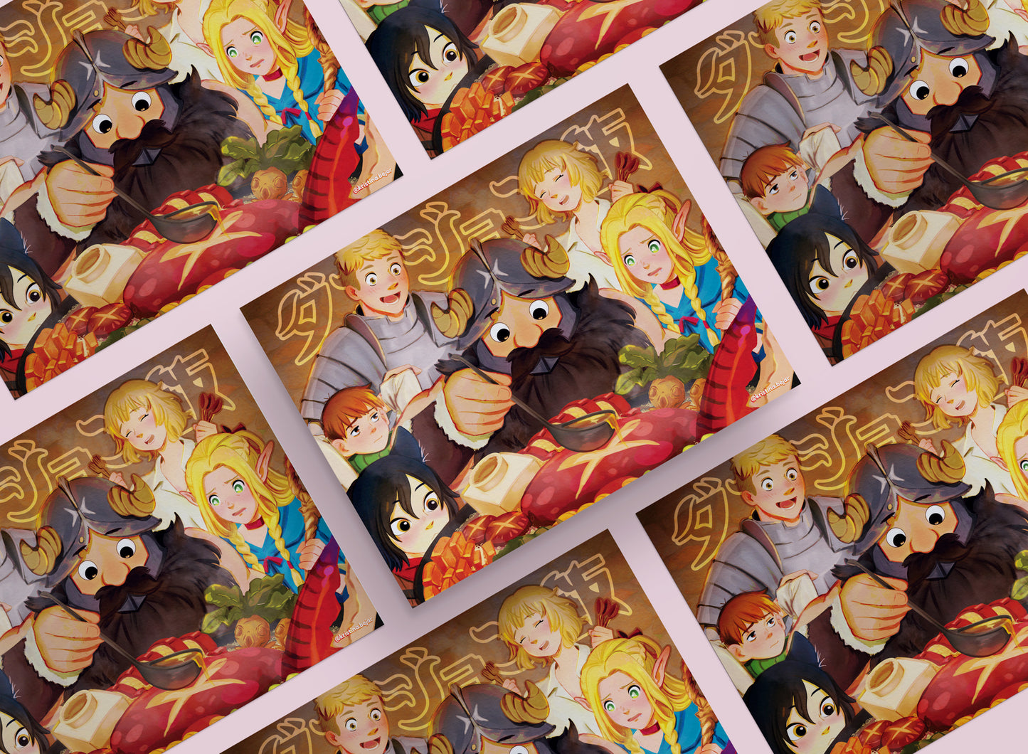 DunMeshi - Let's Eat! | 8.5" x 11" Art Print