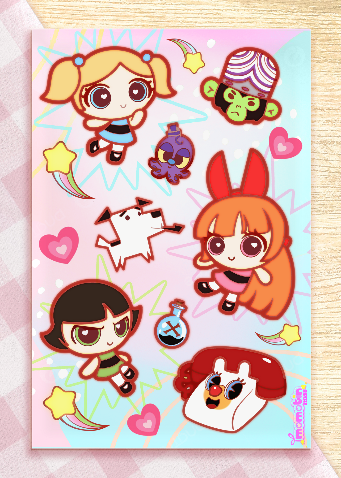 Power Girls Sticker Sheet