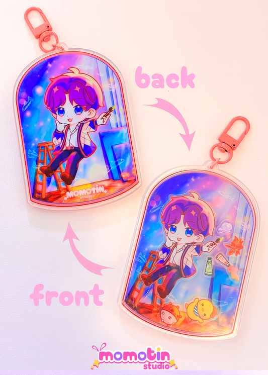 LADS - Rafayel | 4" inch Acrylic Shaker Charm