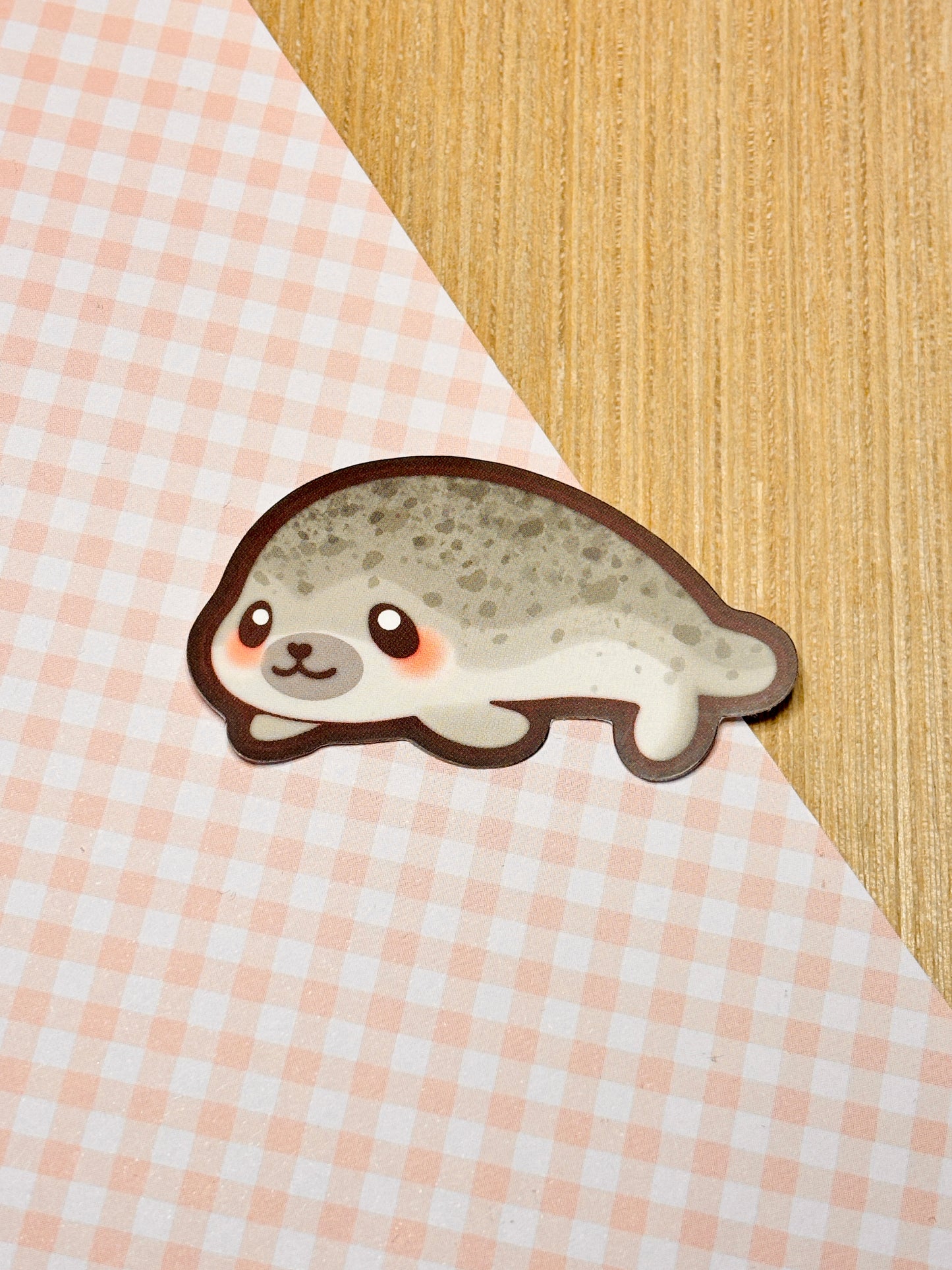 Seal - Gray | 2.5" Matte Waterproof Vinyl Sticker