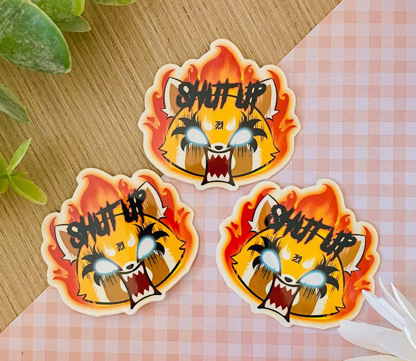 SHUT UP Angry Retsy | 2" Glossy Waterproof Vinyl Sticker - Momotin Studio