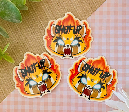 SHUT UP Angry Retsy | 2" Glossy Waterproof Vinyl Sticker - Momotin Studio