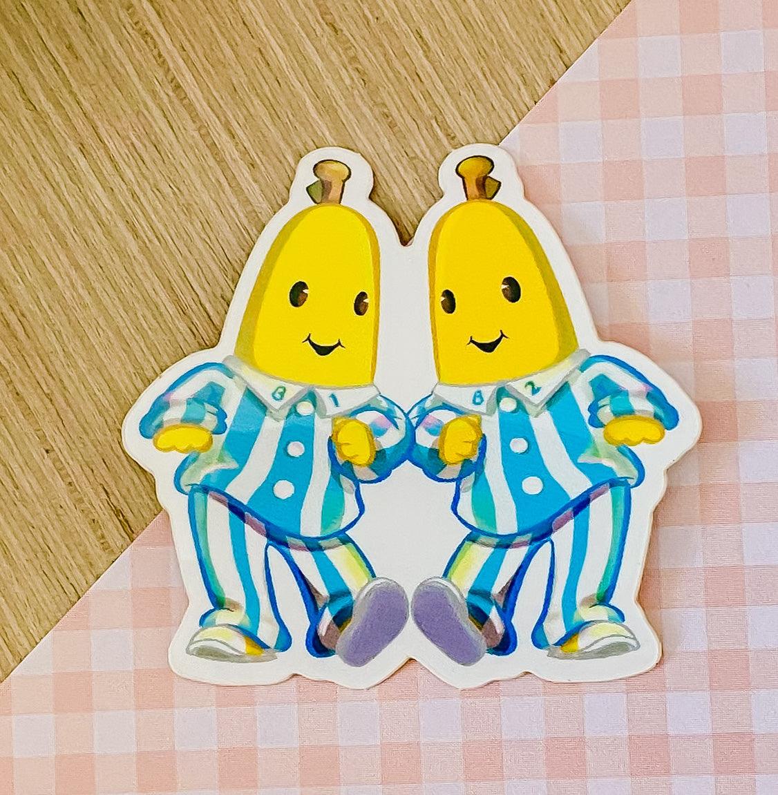 Banana Besties | 2" Glossy Waterproof Vinyl Sticker - Momotin Studio