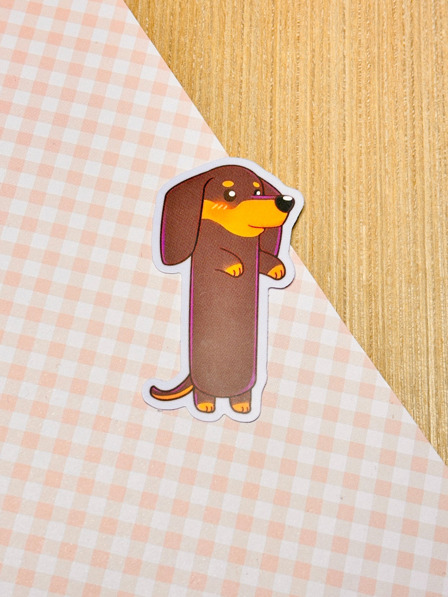 Weenie Dog - Brown | 2.5" Matte Waterproof Vinyl Sticker