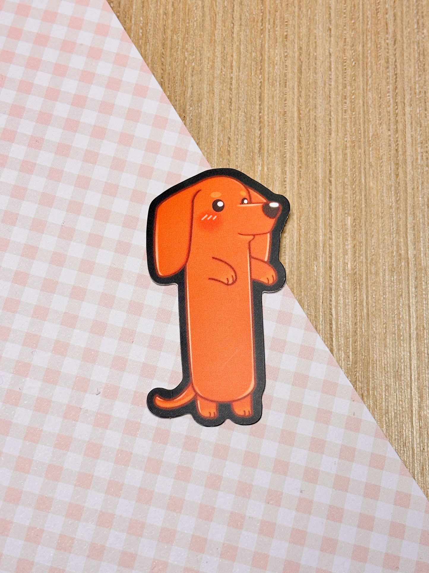 Weenie Dog - Red | 2.5" Matte Waterproof Vinyl Sticker